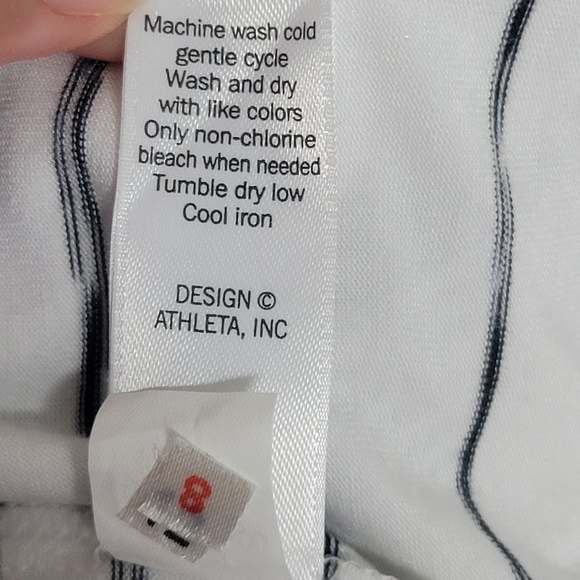 Athleta NWT Stripe Midi Tank Dress. - Picture 11 of 14